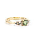 BLOOM LINE GREEN SAPPHIRE | Yellow Gold