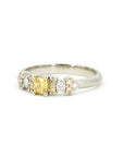 BLOOM LINE Yellow Diamond | White Gold