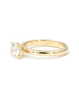 CLASSIC ROUND DIAMOND ENGAGEMENT RING | Yellow Gold