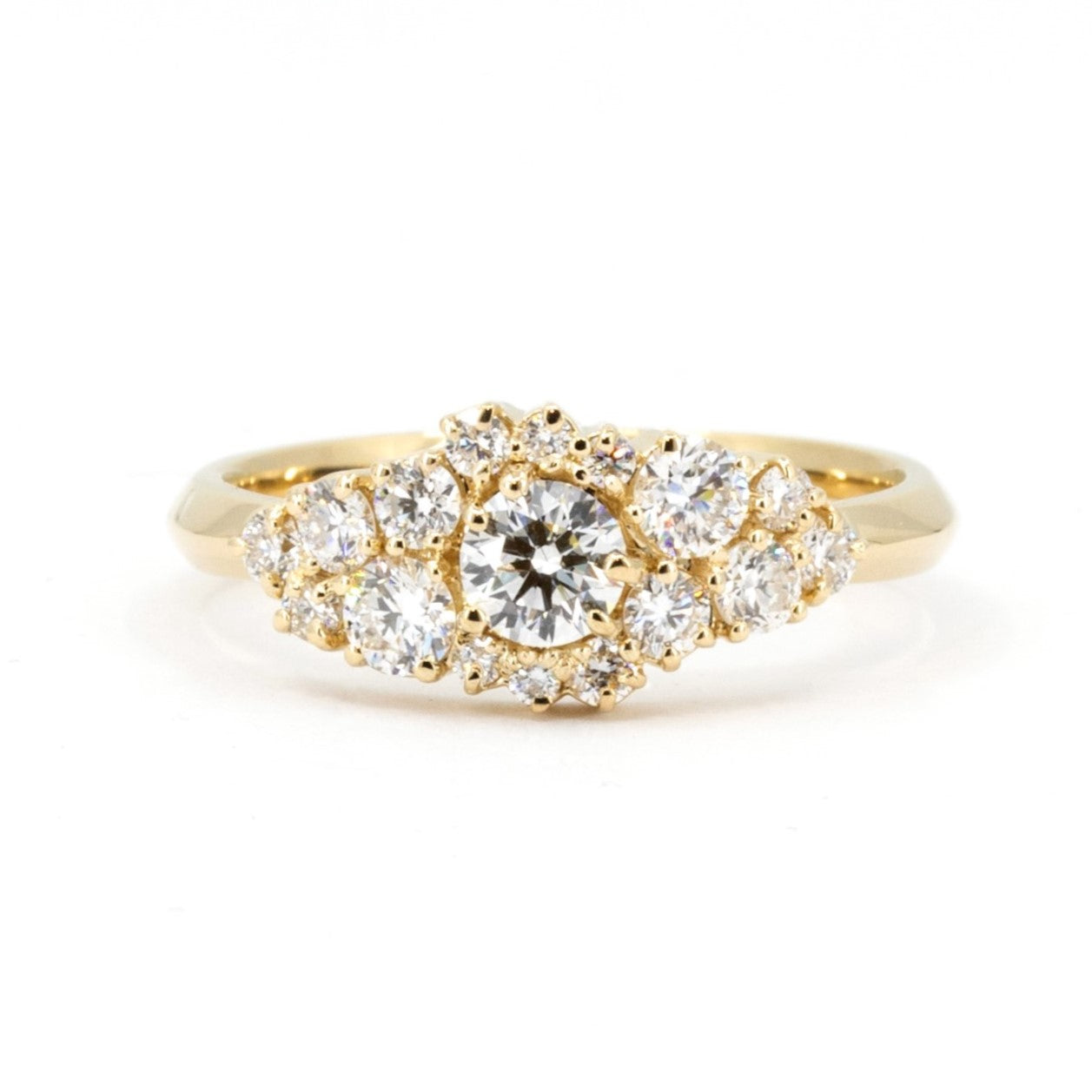 AVALANCHE DIAMOND | Yellow Gold Ring