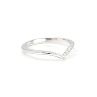 white diamond open ring by bena jewelry montreal on white background