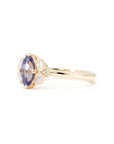 FLY MARQUISE SAPPHIRE & PEAR DIAMOND | Yellow Gold Ring