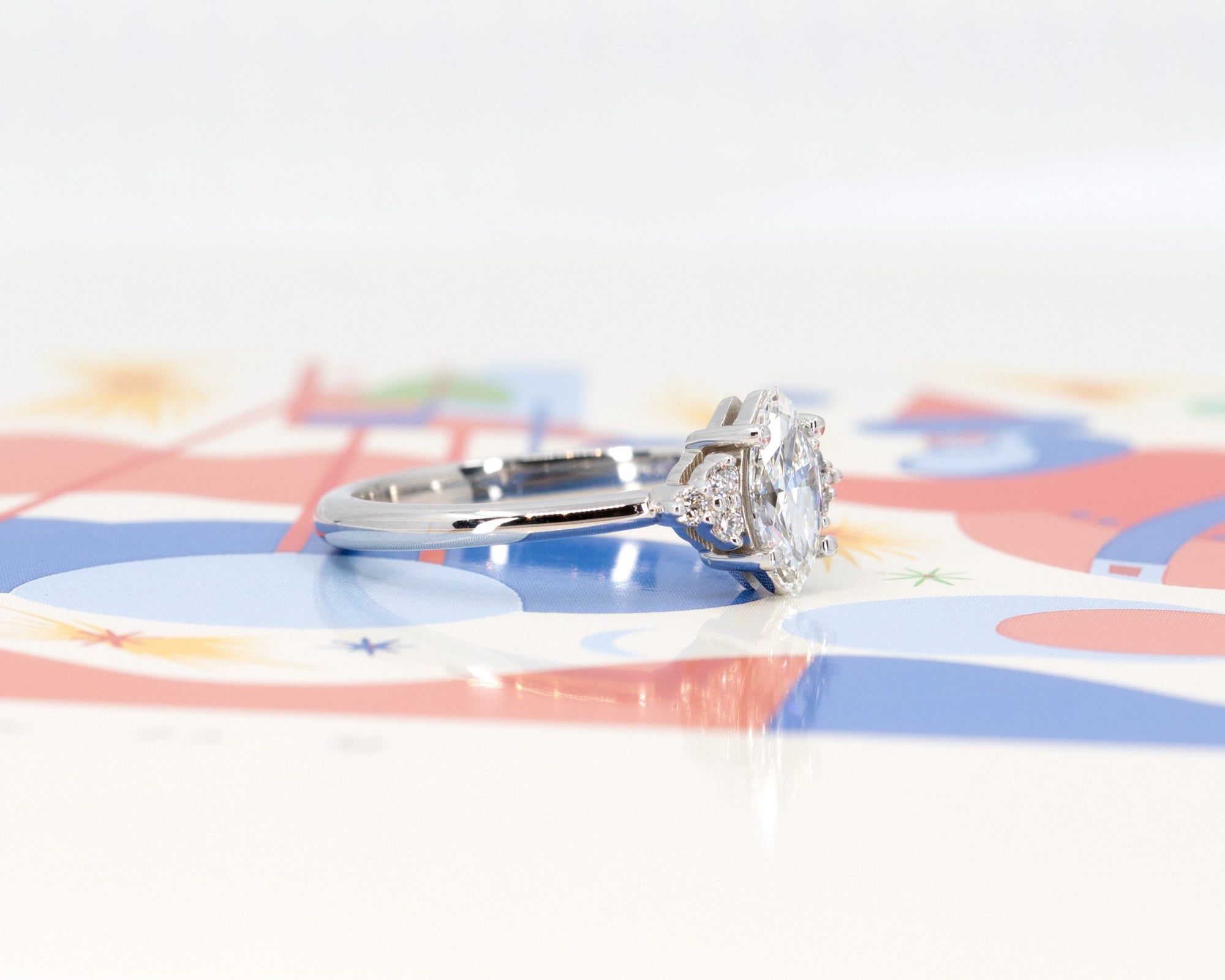 DESIR MARQUISE DIAMOND 0.50 CT | White Gold Ring