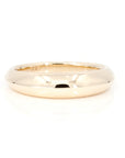 Yellow Gold Men Domed Wedding Band
