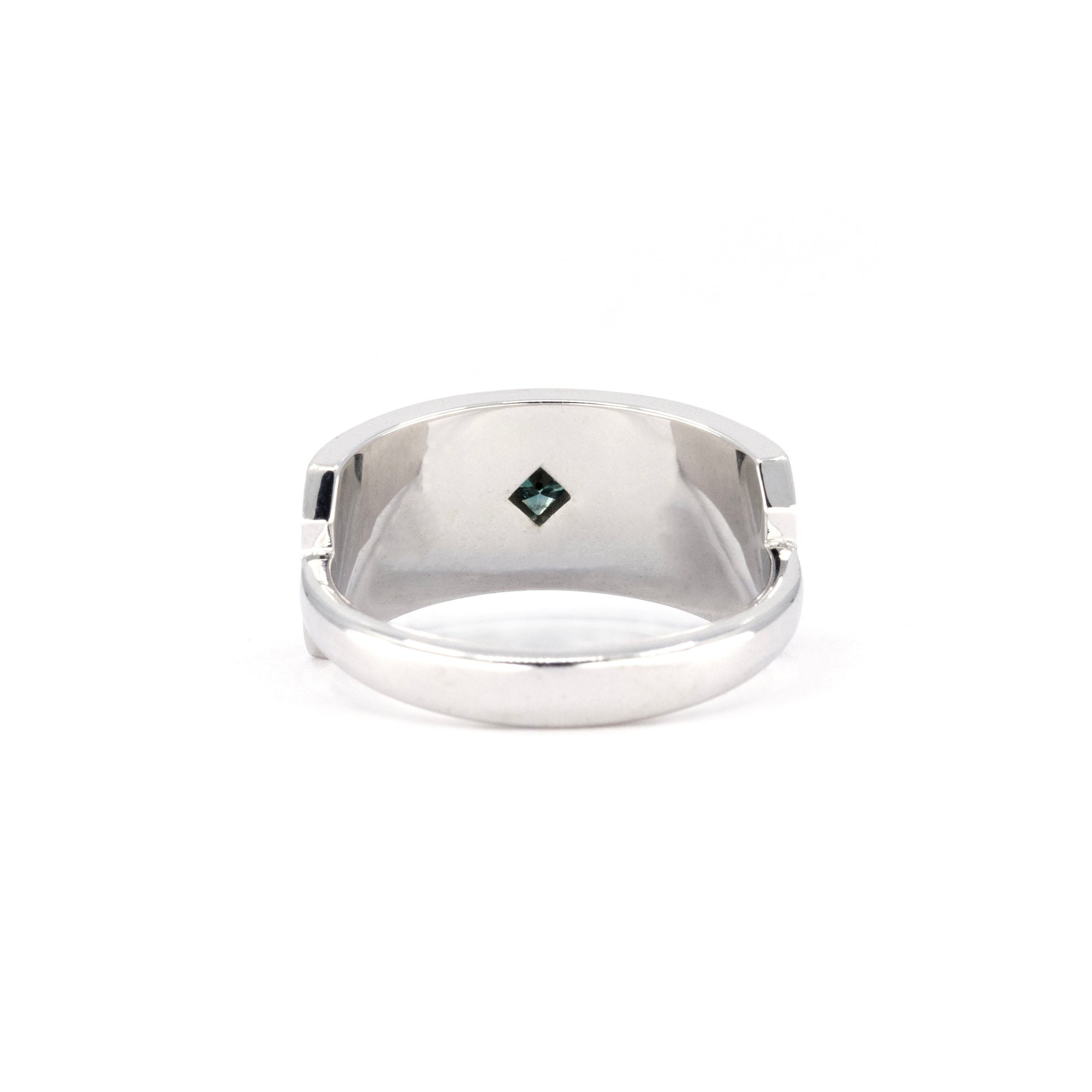 MOSAIQUE TEAL &amp; WHITE DIAMOND| White Gold