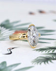 MOVAL DIAMOND HALF BEZEL | Yellow Gold