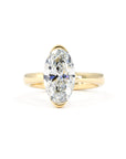 MOVAL DIAMOND HALF BEZEL | Yellow Gold