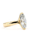 MOVAL DIAMOND HALF BEZEL | Yellow Gold