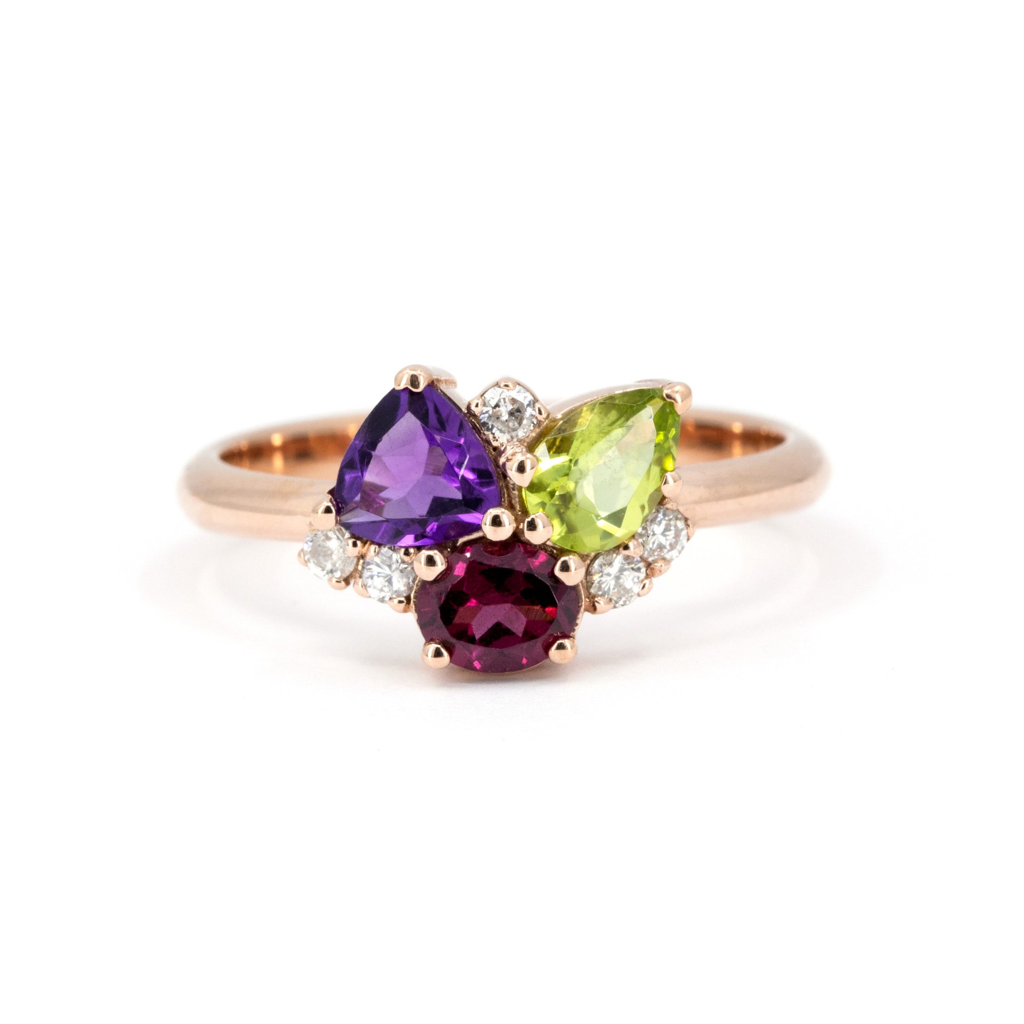 MULTI COLOR GEMS | Rose Gold