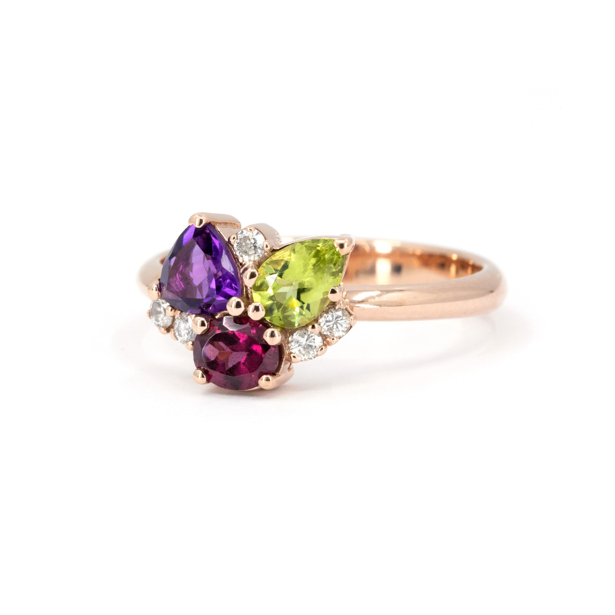 MULTI COLOR GEMS | Rose Gold