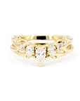 ORGANIC DIAMOND RING | Yellow Gold