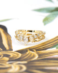 ORGANIC DIAMOND RING | Yellow Gold