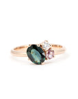 EVERGREEN ROMANCE SAPPHIRE RING | Rose Gold