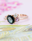 EVERGREEN ROMANCE SAPPHIRE RING | Rose Gold