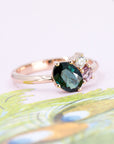 EVERGREEN ROMANCE SAPPHIRE RING | Rose Gold