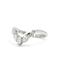 MATCHING BAND PEAR DIAMOND | White Gold