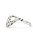 MATCHING BAND PEAR DIAMOND | White Gold