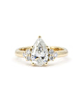 PEAR SHAPE DESIR DIAMOND RING | Yellow Gold