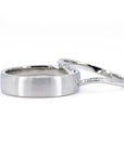 PLATINUM WEDDING BAND SET | Platinum