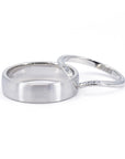 PLATINUM WEDDING BAND SET | Platinum