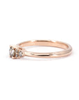 BROWN DIAMOND ENGAGEMENT RING & WEDDING BAND | Rose Gold