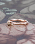 BROWN DIAMOND ENGAGEMENT RING & WEDDING BAND | Rose Gold