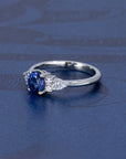 VIVID BLUE SAPPHIRE DESIR | White Gold