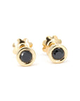 ROUND DIAMOND STUDS | Yellow Gold