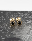 ROUND DIAMOND STUDS | Yellow Gold