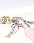 Open Diamond Toi & Moi Gold Ring