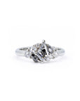 SALT PEPPER DIAMOND AVALANCHE RING | White Gold