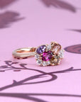 AVALANCHE ORANGY RED SAPPHIRE, DIAMOND & GARNET | Rose Gold