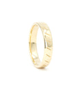 SMALL TRACE 4 MM WEDDING BAND | Yellow Gold
