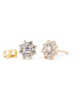 SOLEIL DIAMOND STUDS EARRINGS | Yellow Gold