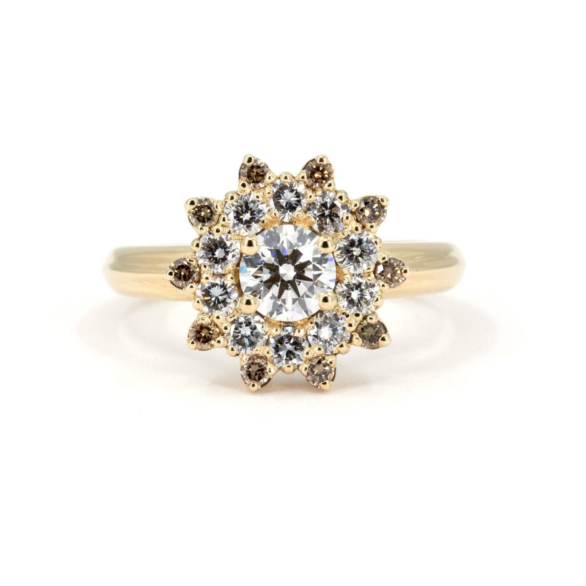 SOLEIL DIAMOND GOLDEN DROP | Yellow Gold Ring