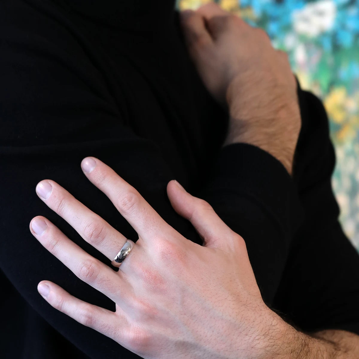 6 MM | CLASSIC DOMED WEDDING BAND | Gold Ring