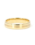 CENTRAL TRACE MEN WEDDING BAND | Yellow Gold