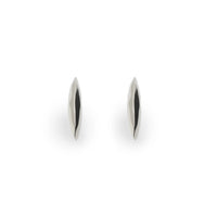 Stud earrings. Sterling silver stud jewelry. Elegant silver earrings