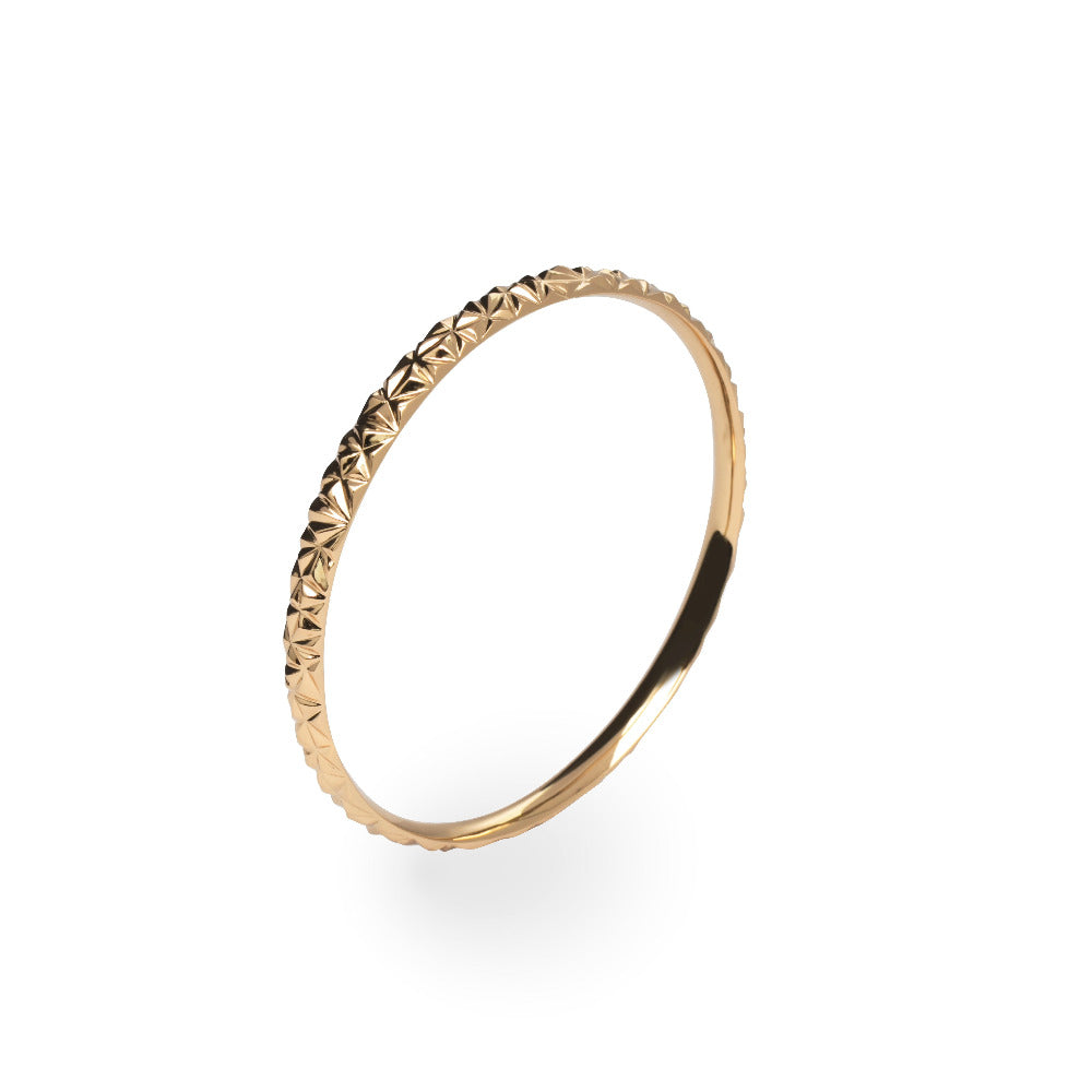 modern jewelry design montreal bangle bracelet yellow gold