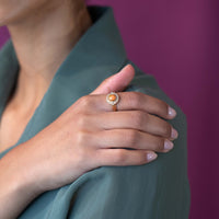opal bridal ring made in montreal bena jewelry