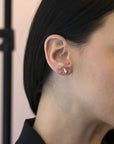 Diamond Electric Stud Earrings - 0.14 ct