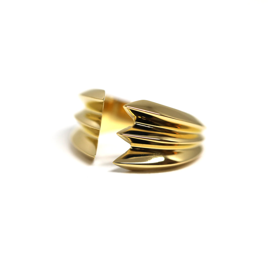 vermeil gold ring bena jewelry montreal fine custom bridal designer minimalist everyday jewelry montreal made in canada