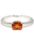 Garnet engagement ring montreal custom made color gemstone bridal jewelry montreal bena jewelry designer