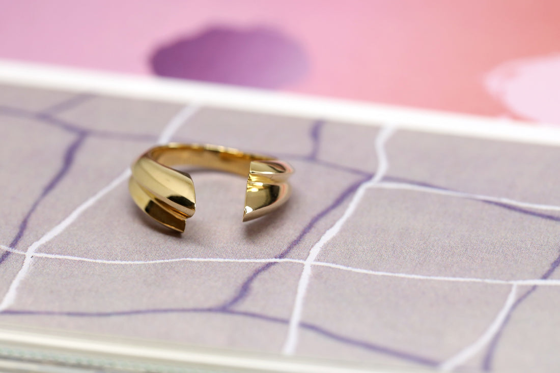 Gold Vermeil Tidal Ring