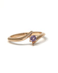 pink sapphire rose gold ring bena jewelry designer montreal