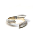 bena jewelry edgy ring silver jewelry minimalist ring unisex simple shapes unisexe fine jewelry bold jewelry design canada jewelry designer ruby mardi jewelry gallery montreal