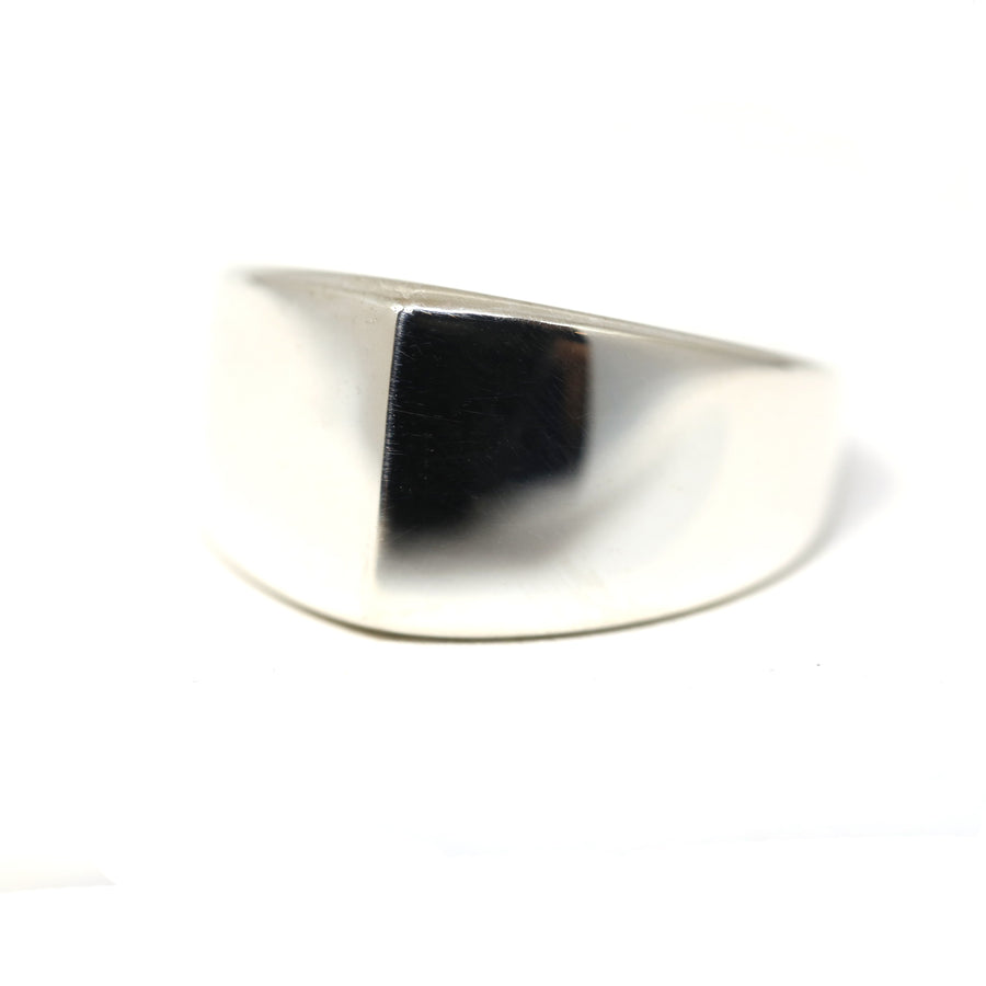 silver edgy ring bena jewelry montreal made fine jewelry designer