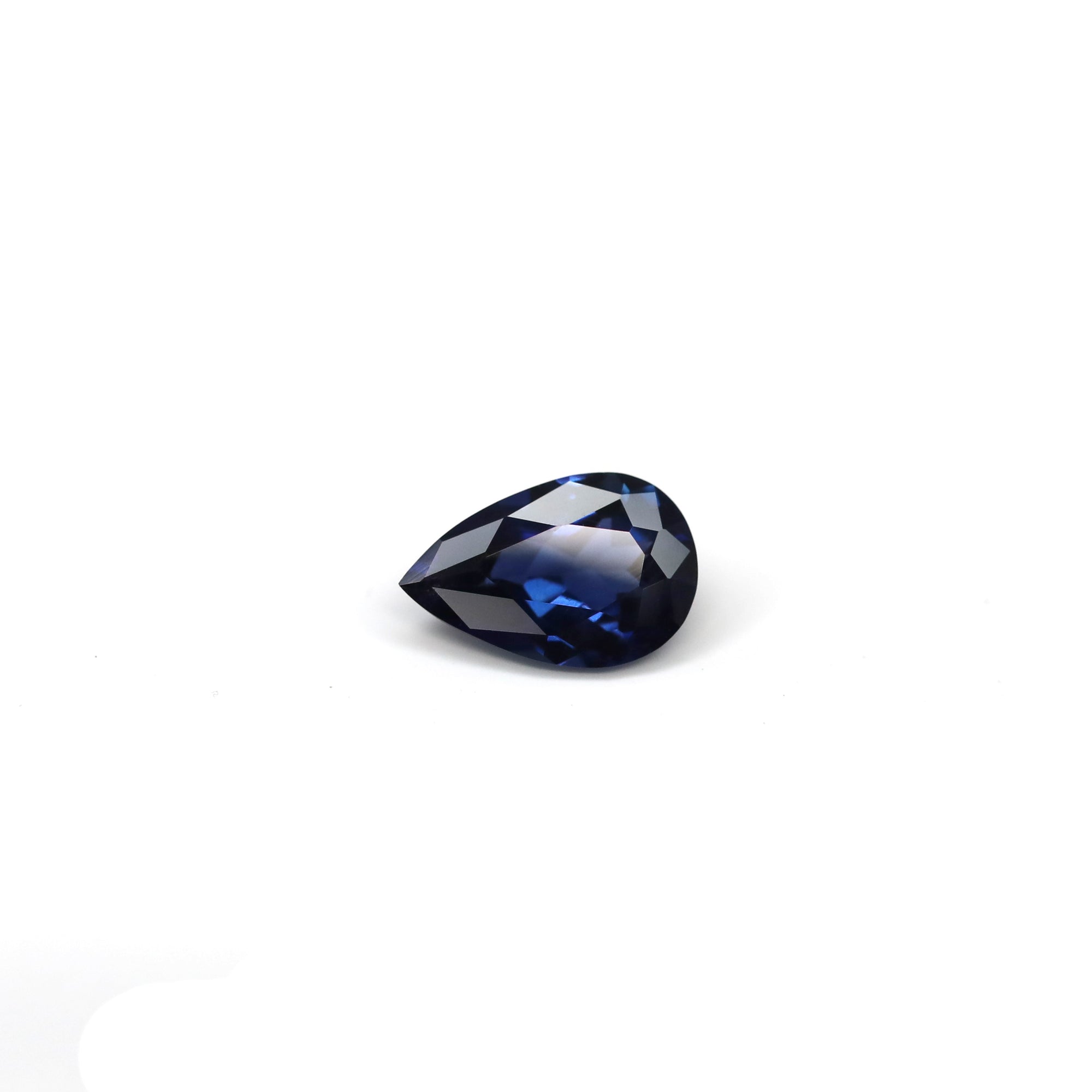 Pear Shape Sapphire &amp; Diamond Pendant