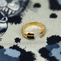Yellow Gold Frill Ring