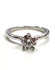 diamond engagement montreal made bena jewelry designer custom bridal ring montreal handmade round diamond gold engagement ring montreal
